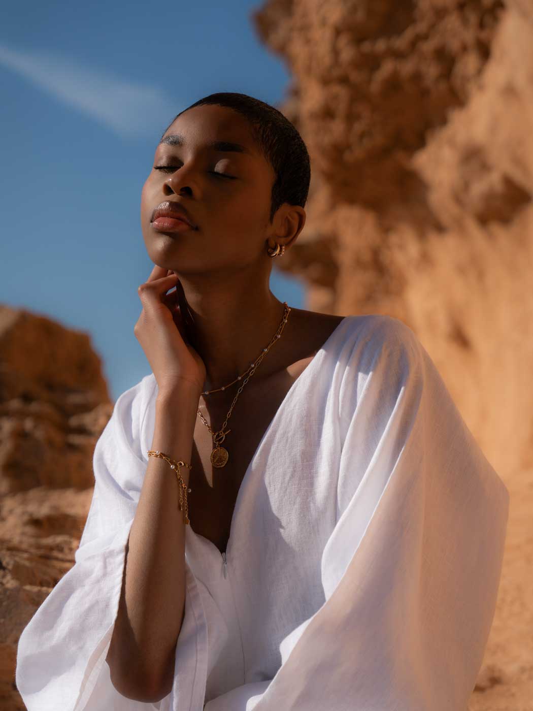 GAIA-PEARL-GOLD CHAIN-NECKLACE