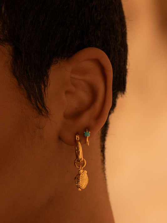 TURQUOISE-SINGLE-HUGGIE