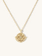 COSMIC GOLD STARBURST NECKLACE WITH DIAMANTE CENTER