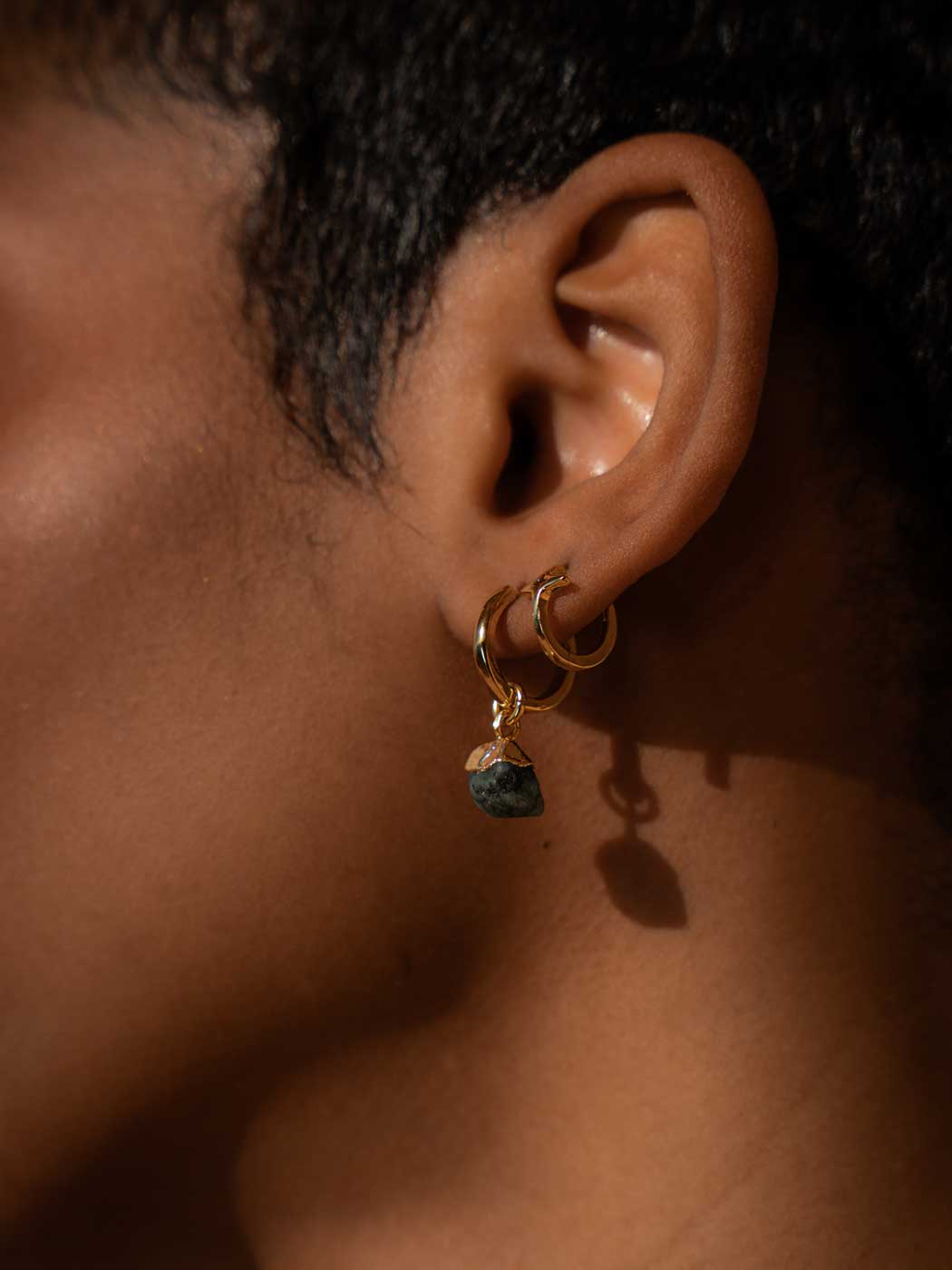 EMERALD GEMSTONE EARRINGS