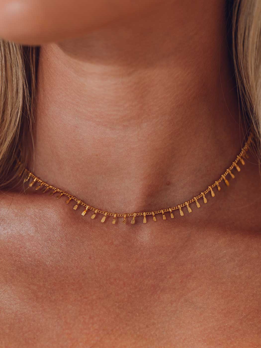 RILEY TEXTURED NECKLACE